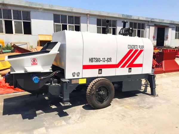 small concrete pump machine