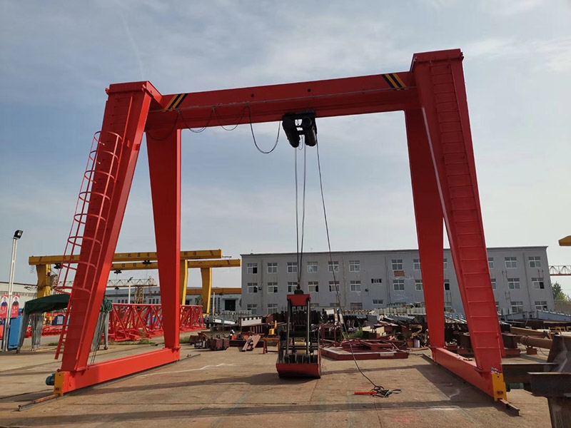 MHZ Single Girder Gantry Crane With Grab