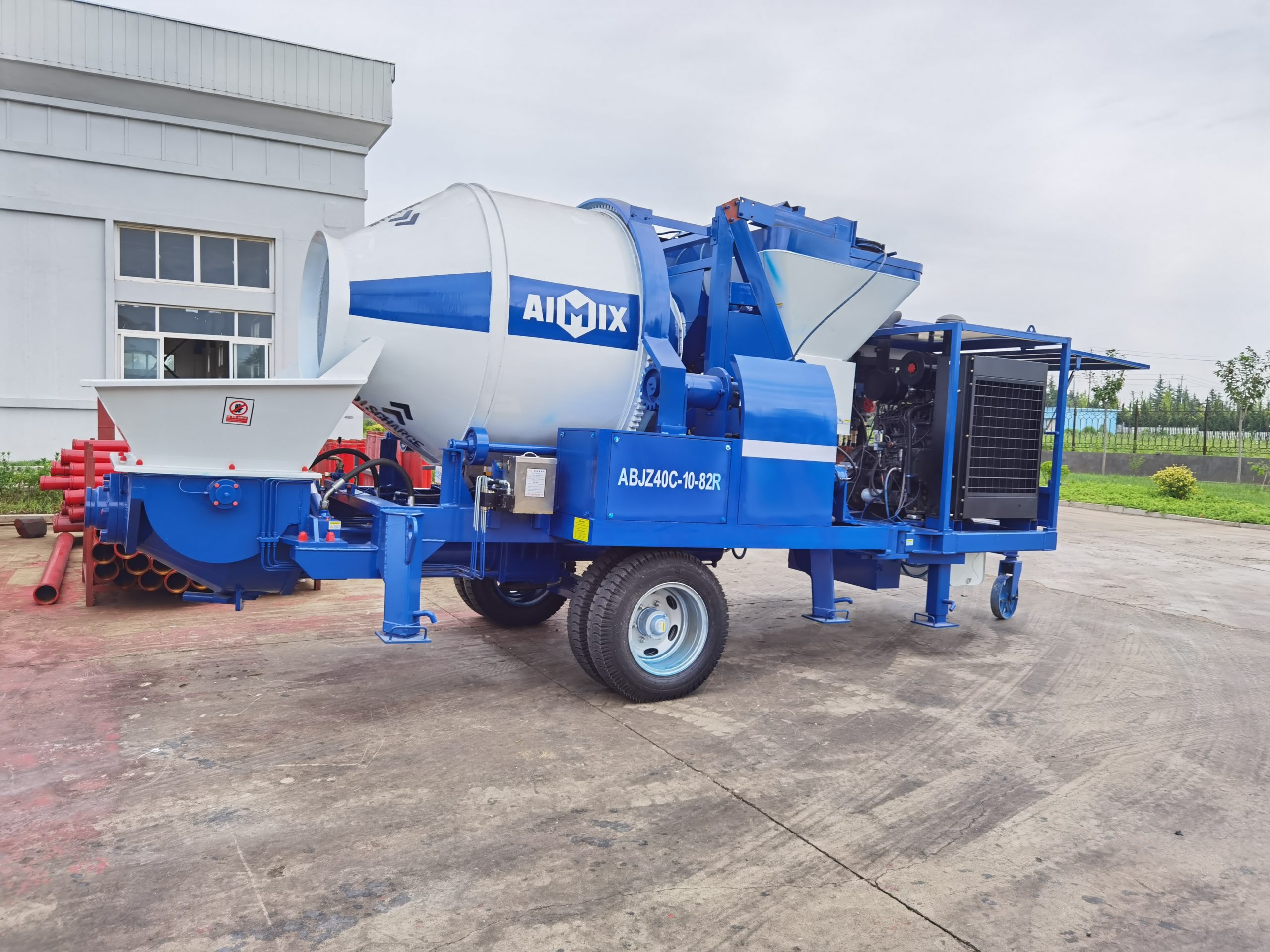 concrete mixer pump price