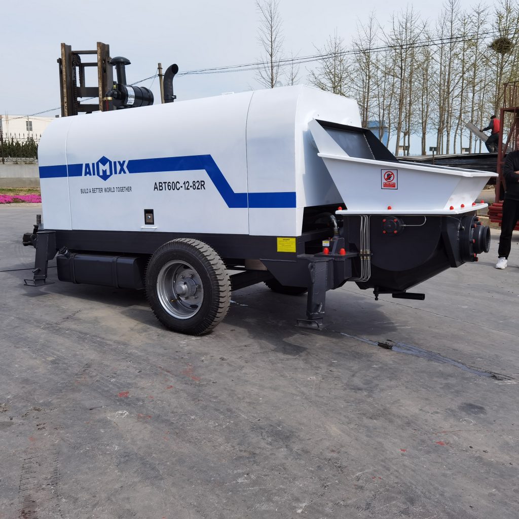 portable concrete pumping machine