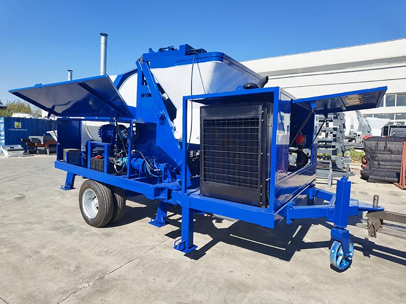 Concrete Mixer With Pump