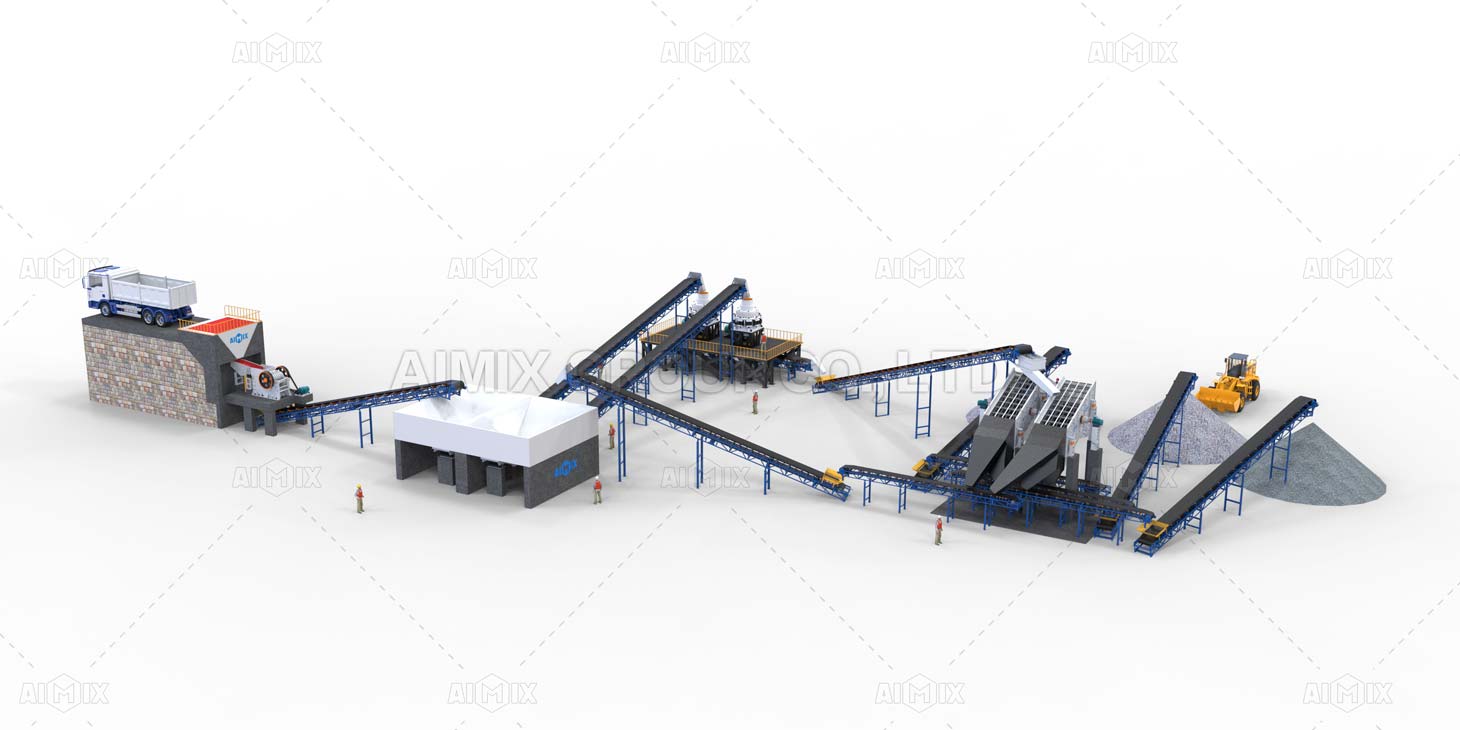 200TPH Stationer Tipe Stone Crusher for Processing Basalt