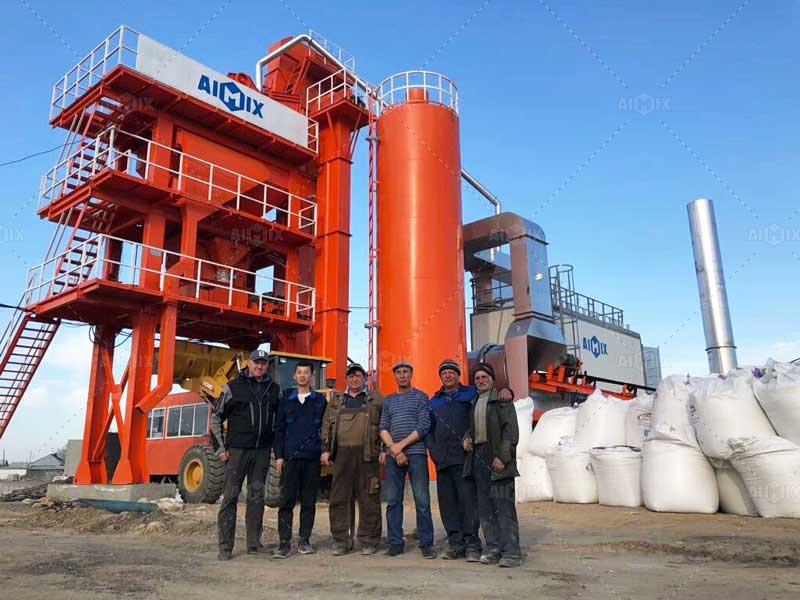 ALQ80-Stationary-asphalt-batching-plant-in-Russia