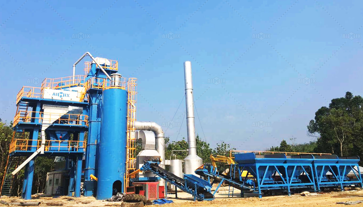 aspal mixing plant 80tph Indonesia