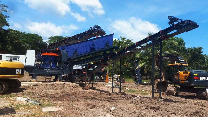 Mobile Stone Crusher with Cone Crusher