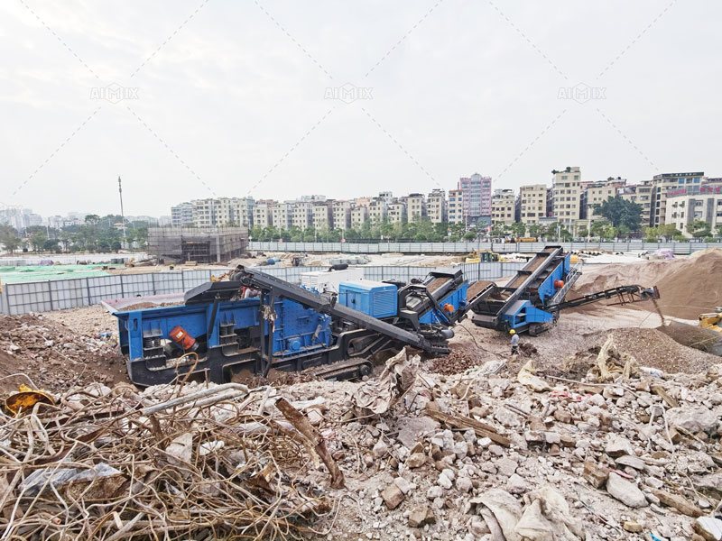 Mobile Type Stone Crusher Plant for Gravel