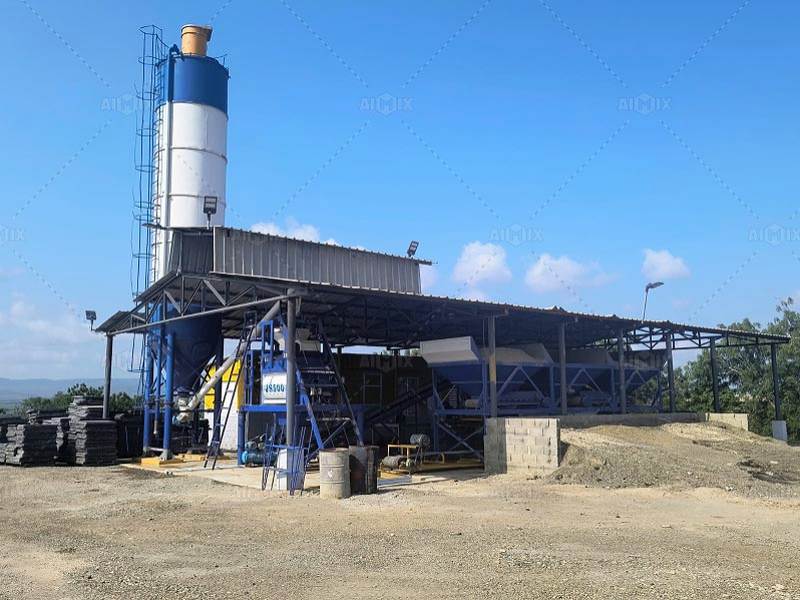 compact type concrete plant
