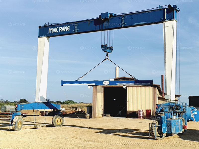 heavy rubber tyre gantry crane